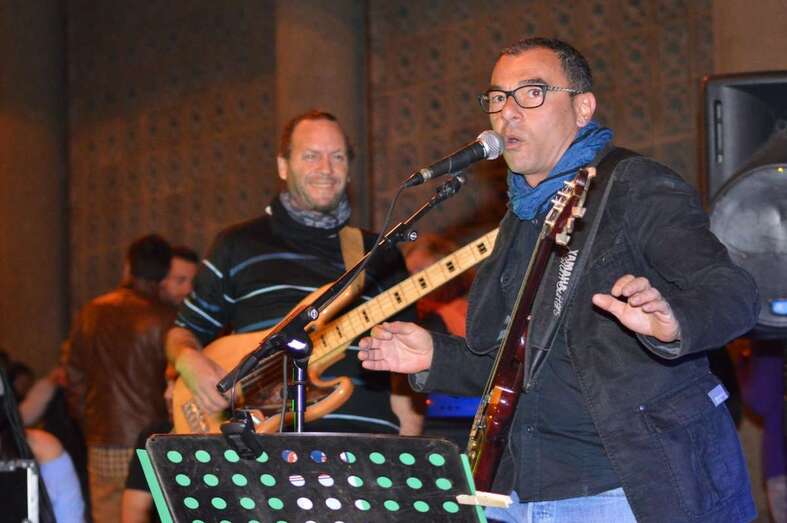 Fermín Romero, en un concierto (Foto TA)